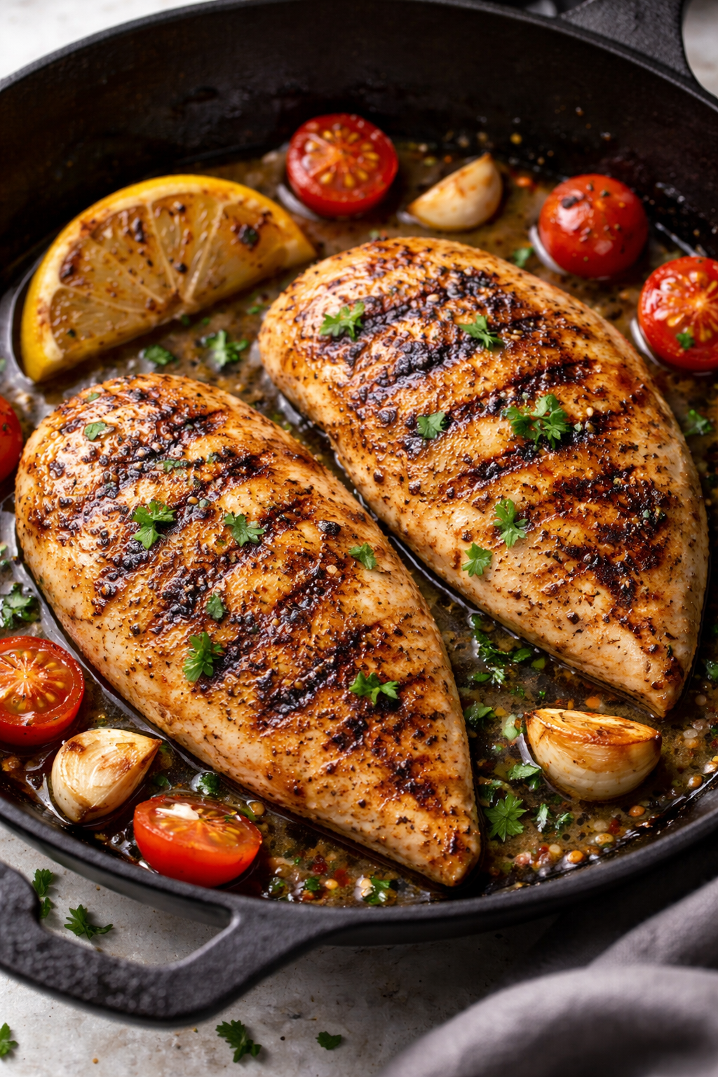 Pan Grilled Chicken